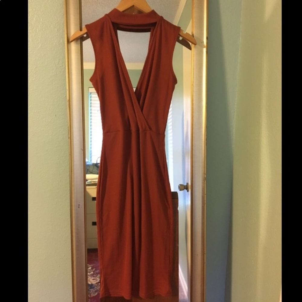 Sexy Collar-Neck Nordstrom Dress